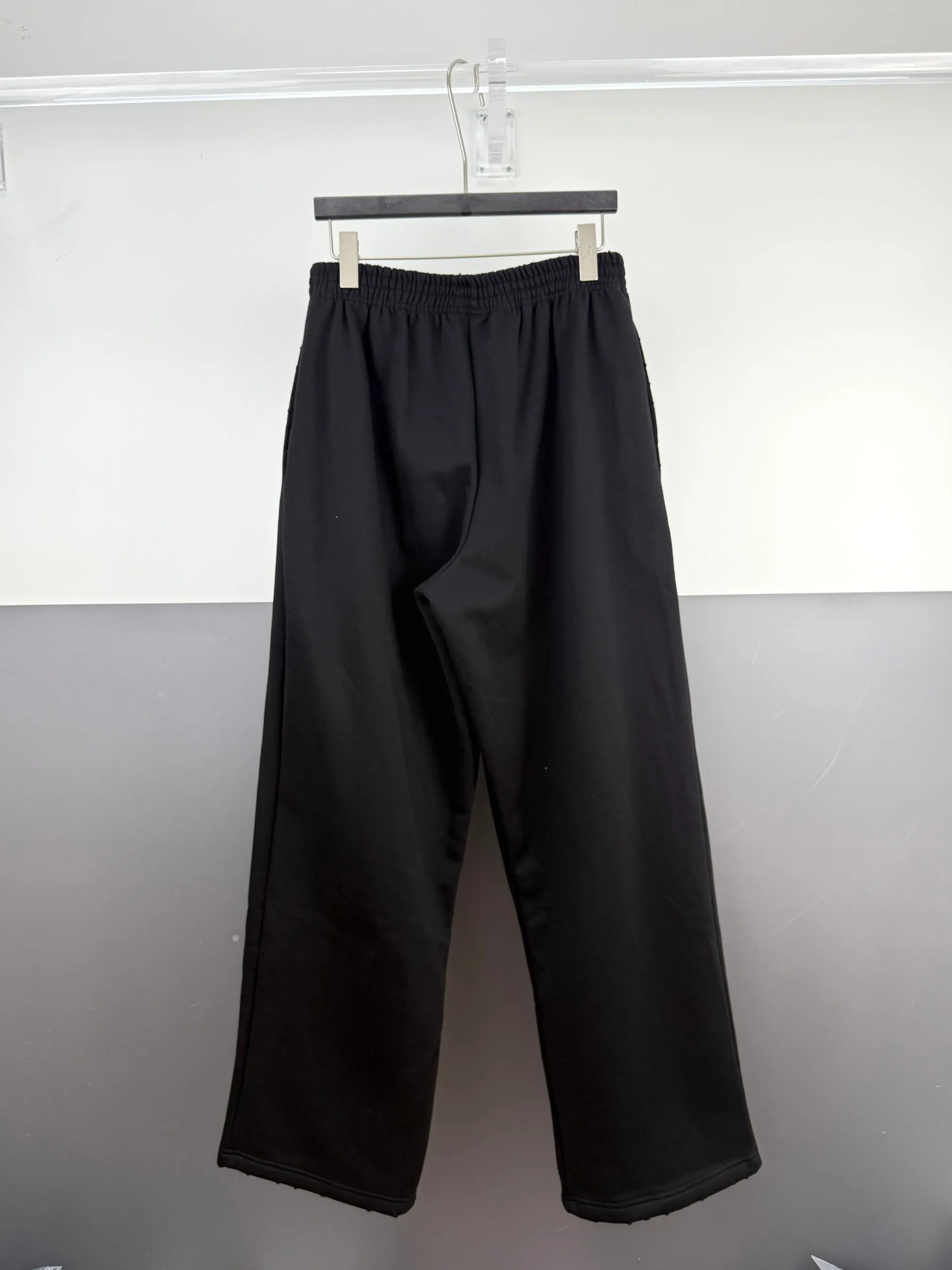 Balenciaga Paris lettering embroidered tape drawstring trousers XS/S/M/L